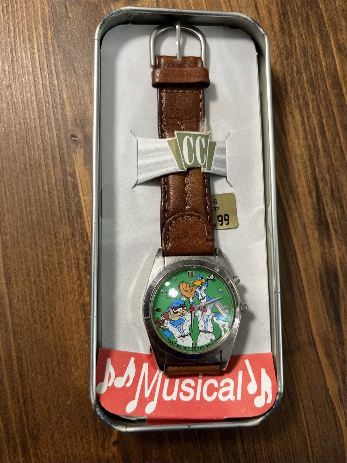 Looney Toons 1994 Vintage Armitron Watch - Buggs Taz Daffy -Musical - Baseball Looney Toons 1994 Vintage Armitron Watch - Buggs Taz Daffy -Musical - Baseball