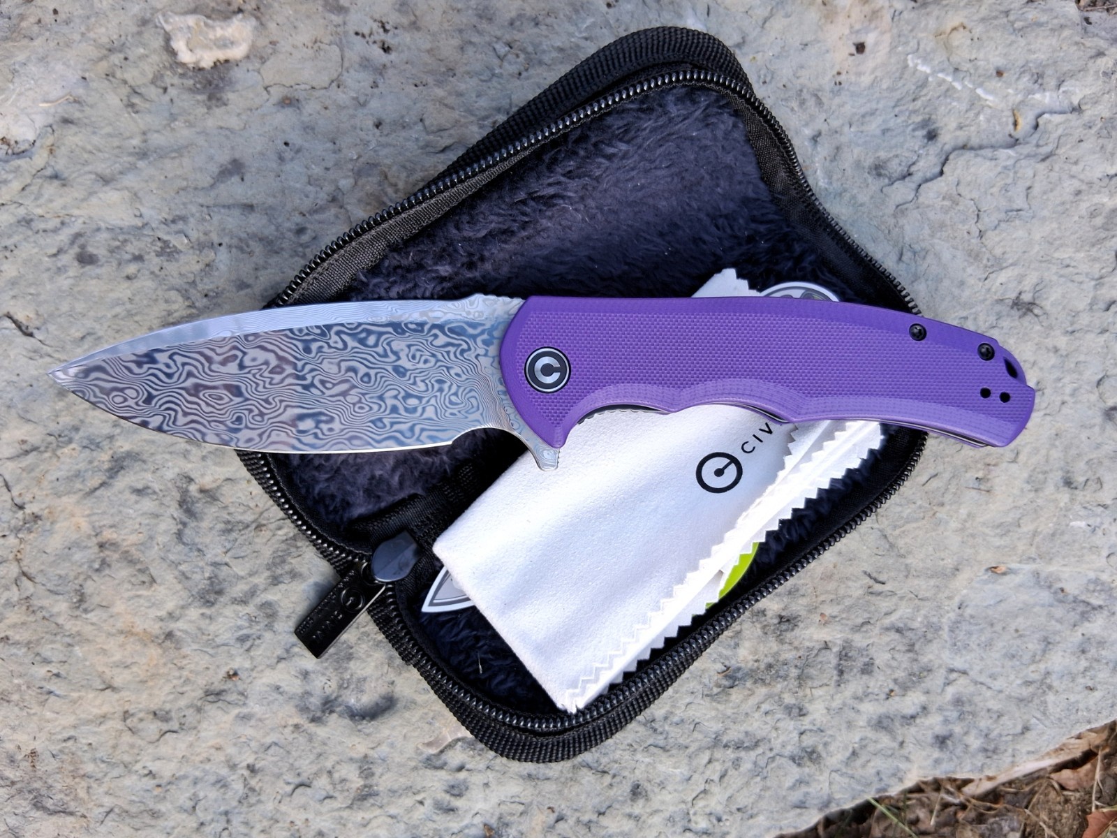 Beautiful CIVIVI Praxis Flipper Knife G10 Handle (3.75\
