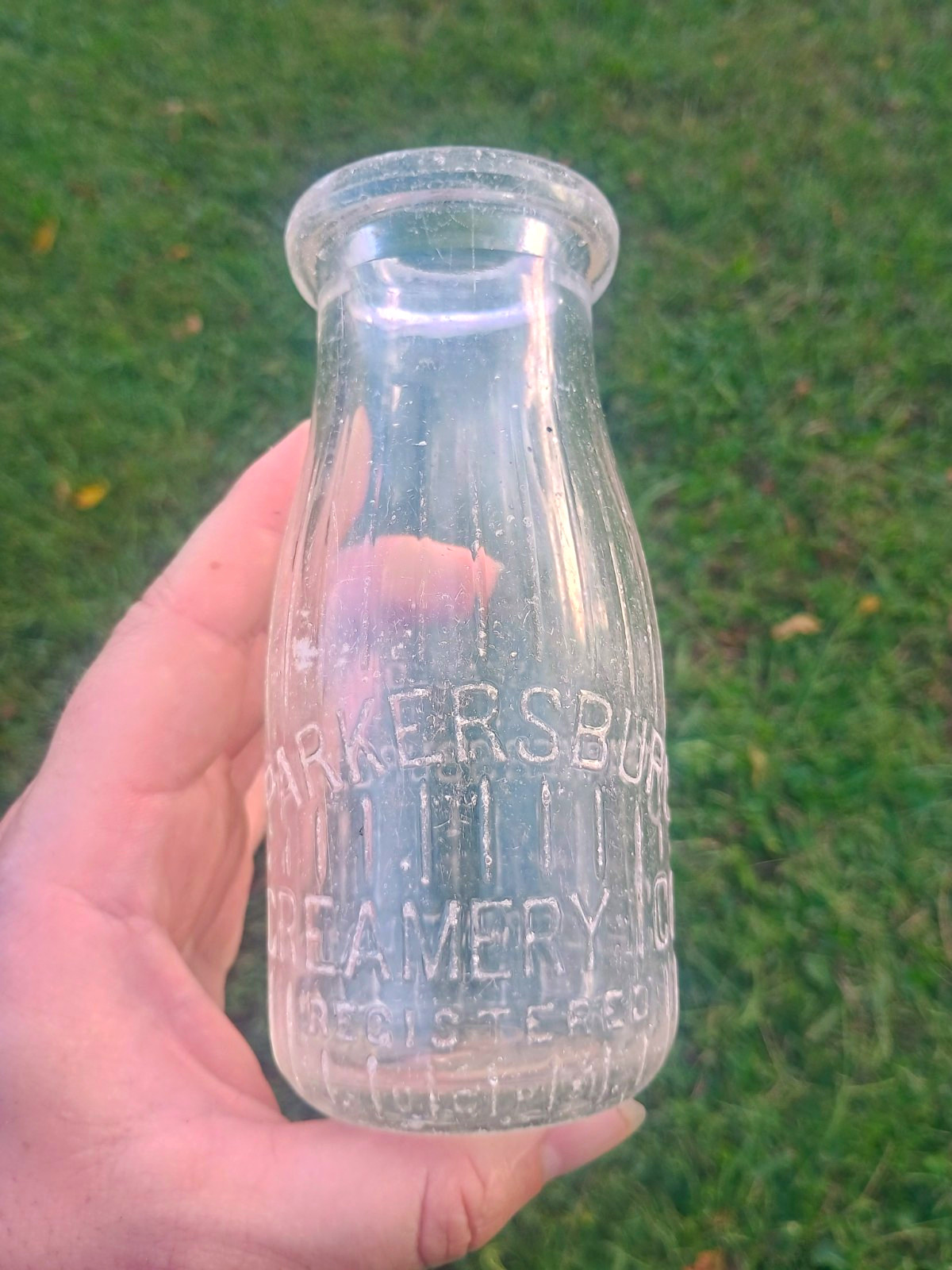 Vintage Parkersburg Creamery Co Parkersburg West Virginia WV Milk Bottle Vintage Parkersburg Creamery Co Parkersburg West Virginia WV Milk Bottle