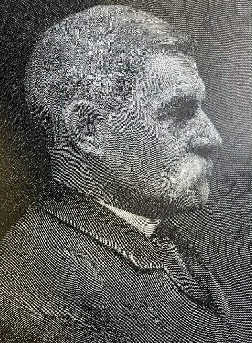 1885 Vintage Magazine Illustration General George McClellan