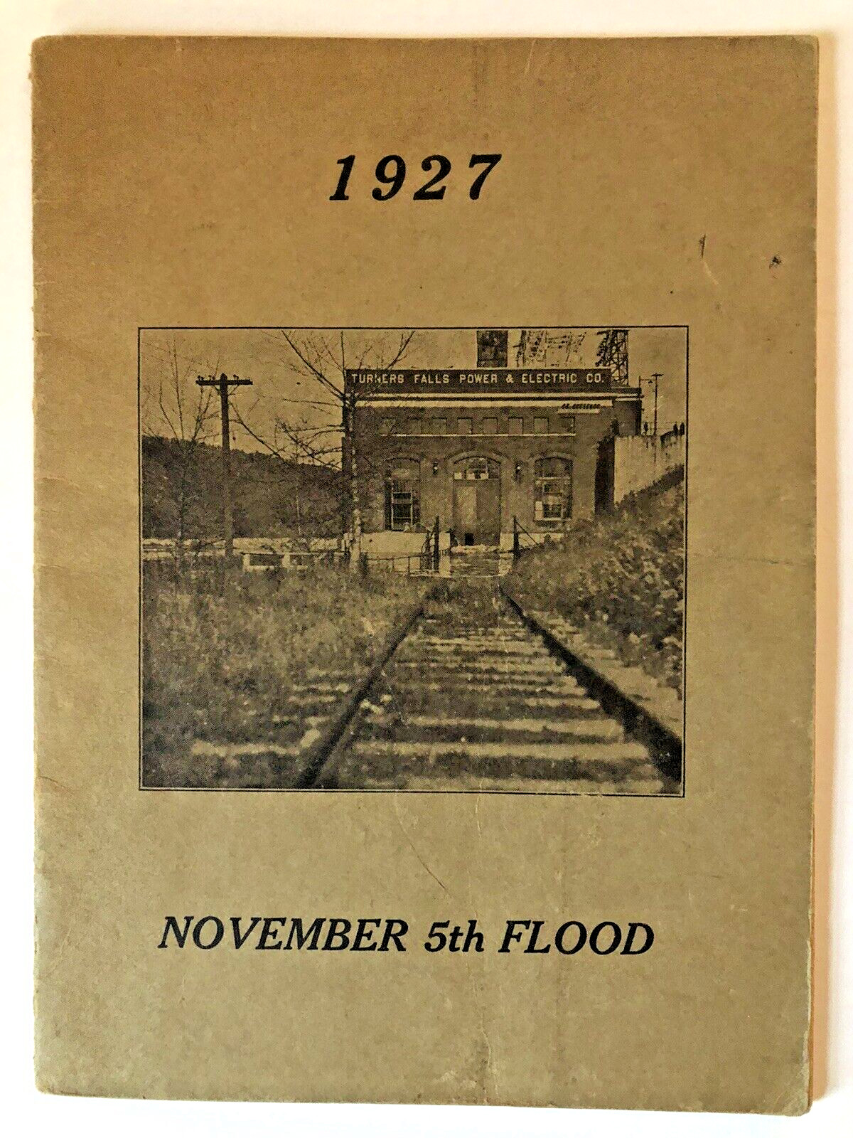 Turners Falls MA Power & Electric Co 1927 FLOOD CONDITIONS New England DISASTER