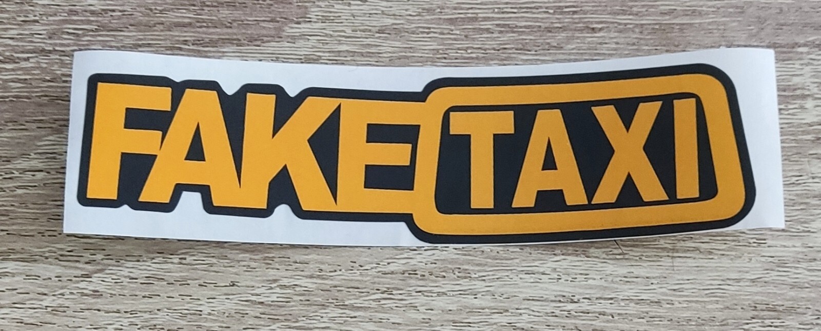 FAKE TAXI Sticker TUNING STICKER DECAL 