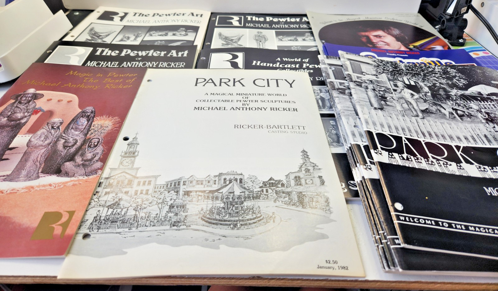 24 MICHAEL RICKER COLLECTORS CATALOGS VINTAGE 24 MICHAEL RICKER COLLECTORS CATALOGS VINTAGE