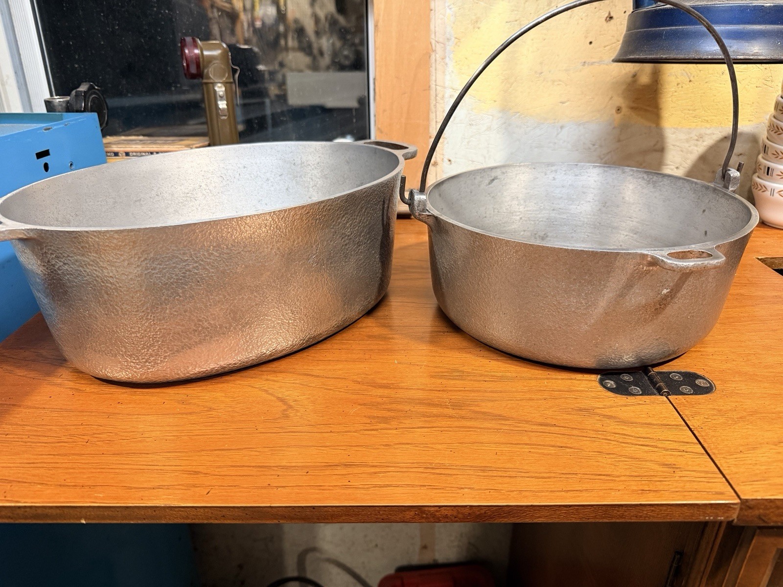 Club Aluminum Stockpot Set 2-Piece Oval Flat-stove top /campfire Club Aluminum Stockpot Set 2-Piece Oval Flat-stove top /campfire