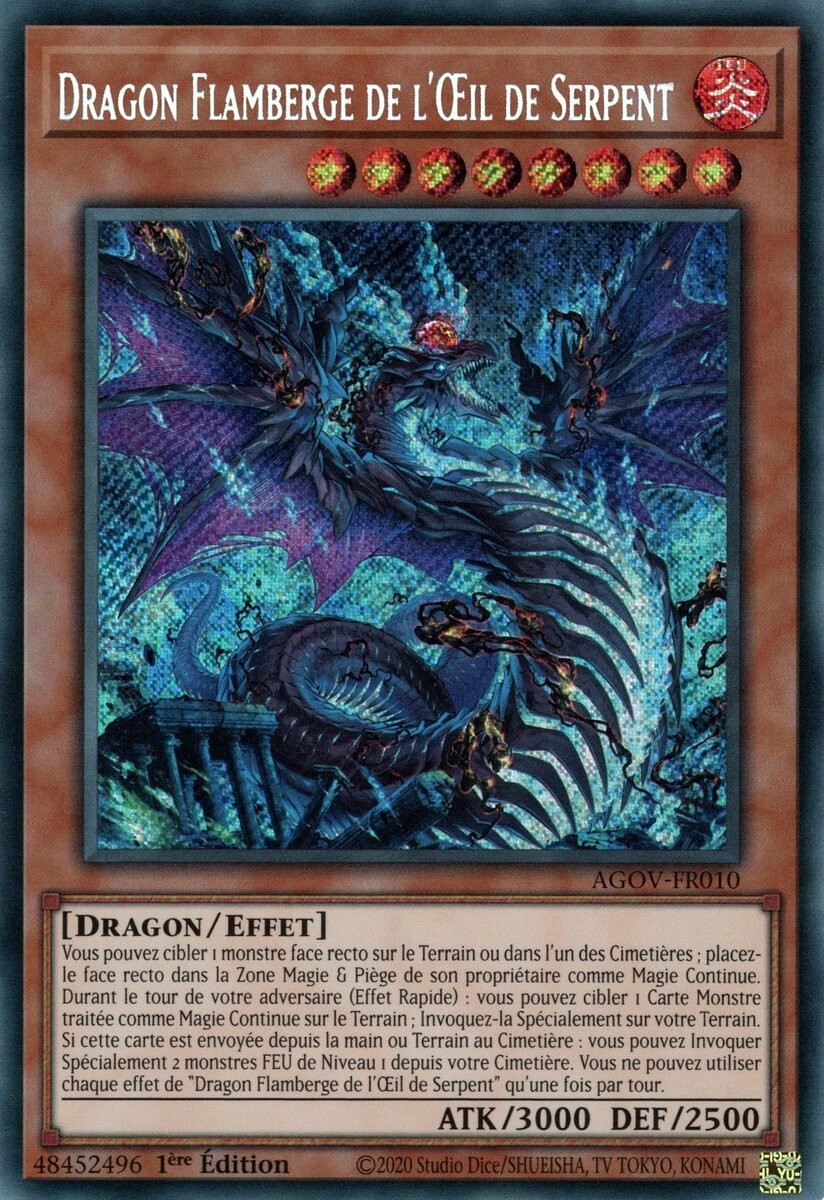 Yu Gi Oh Snake Eye Deck Ready to Play in French