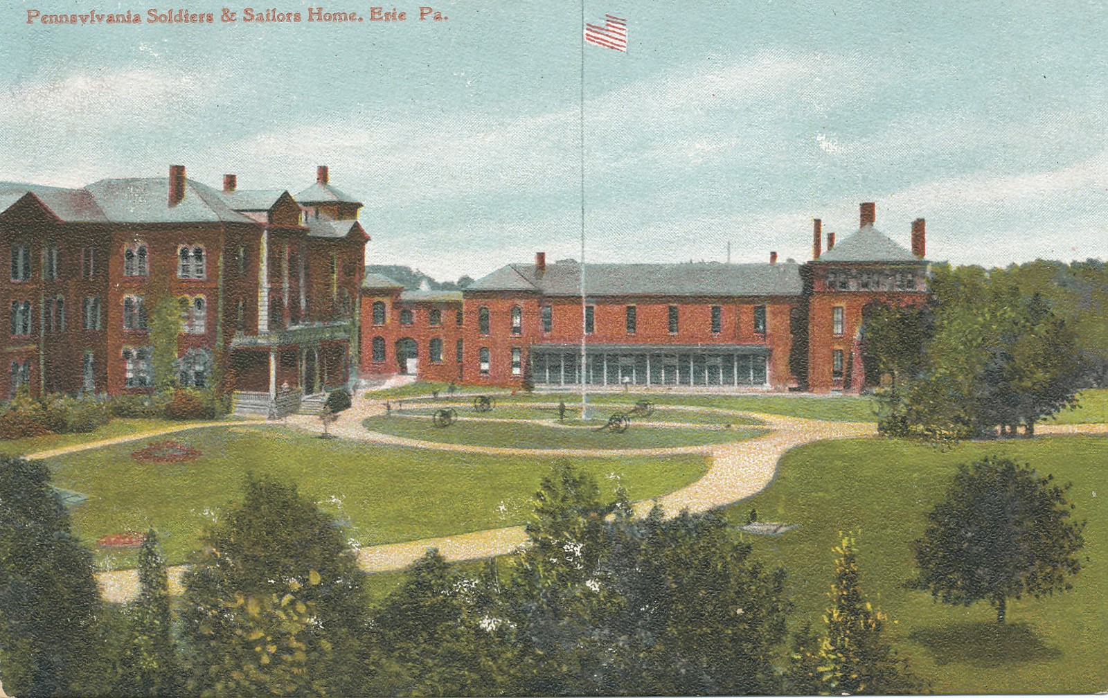 PA, Erie - Pennsylvania Soldiers and Sailors Home - postcard