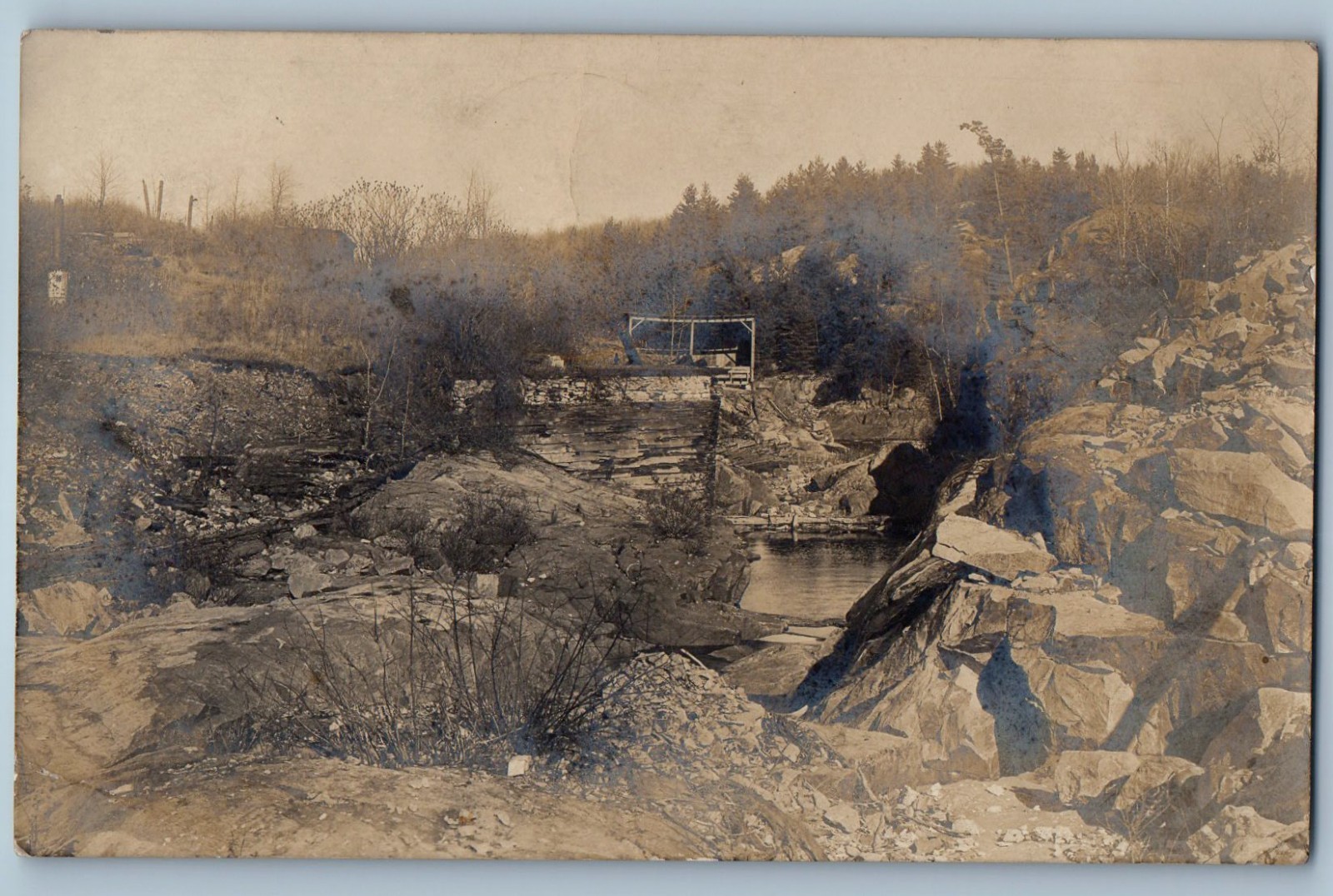 c1910's Mine Mining At Port Leyden New York NY RPPC Photo Antique Postcard