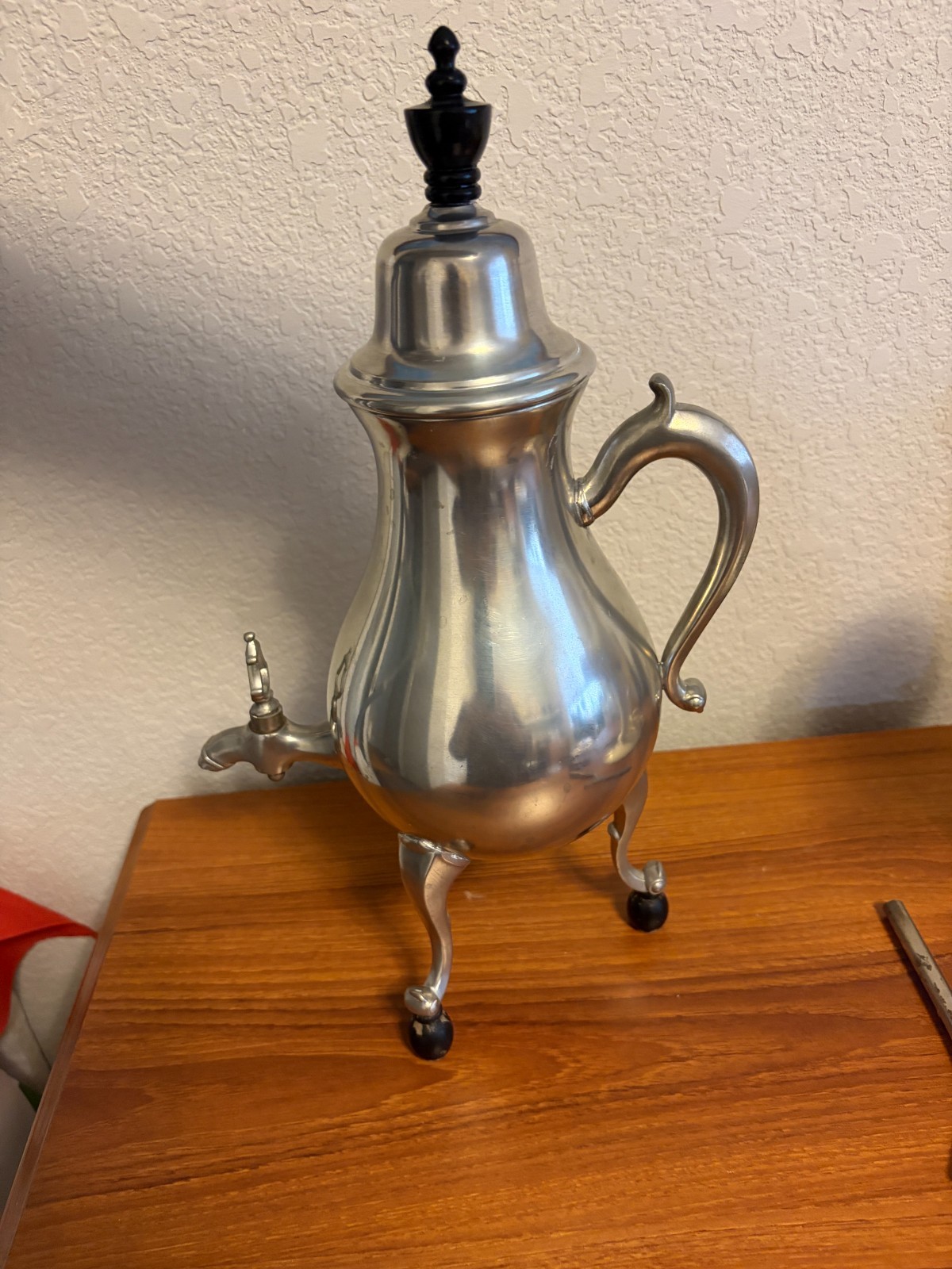 Vintage Royal Holland Pewter Coffee Urn/Samovar KMD Daalderop Kraantjeskan