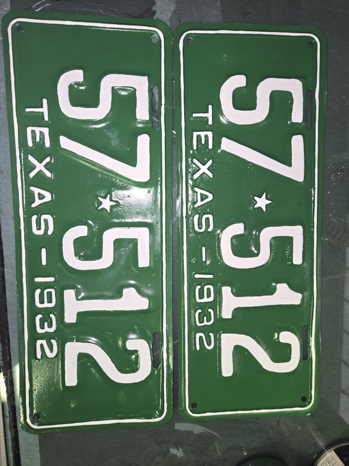 1932 TEXAS License plates