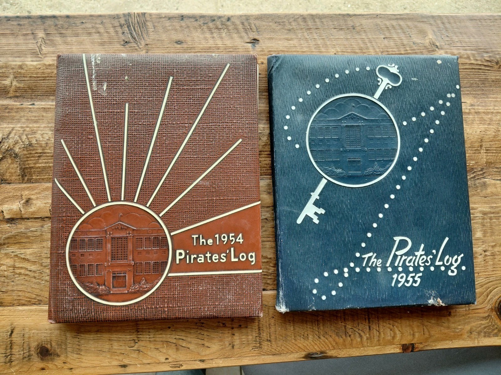 Vintage 1954 1955 Highline High School Yearbook Lot Of 2 Seattle Washington 