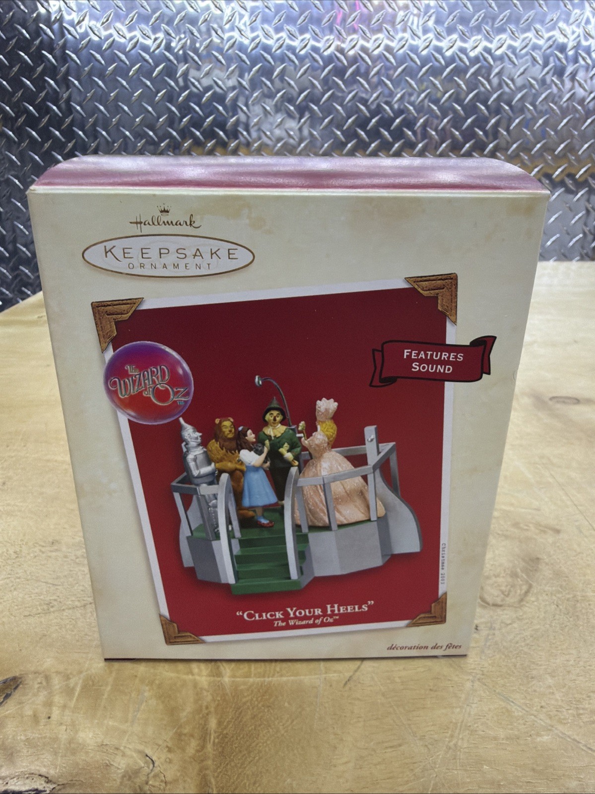 Hallmark Keepsake Click Your Heels Wizard of Oz Magic Sound Ornament 2003 NEW