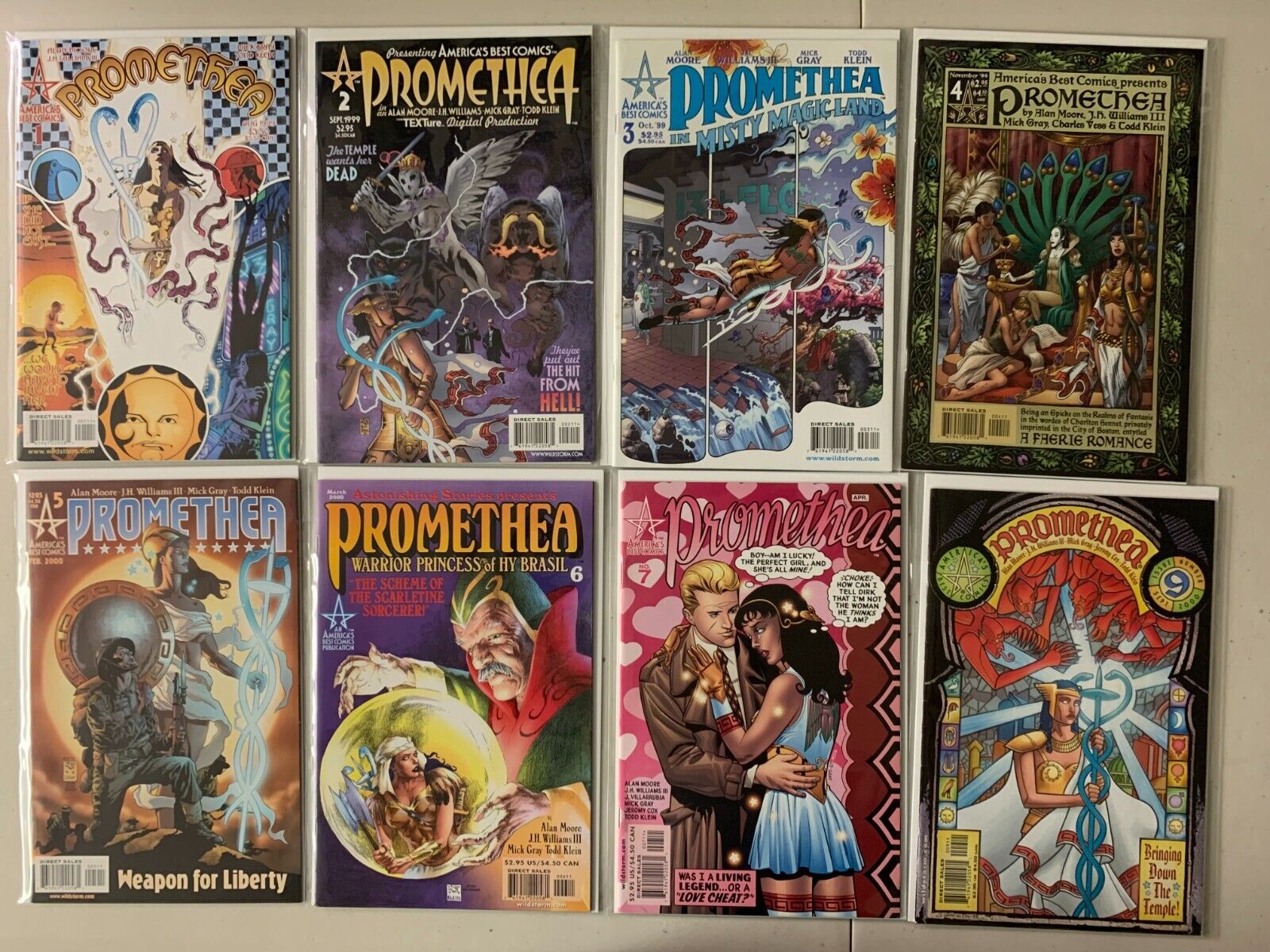 Promethea America's Best Comics lot #1-19 13 diff avg 7.0 (1999-2002)