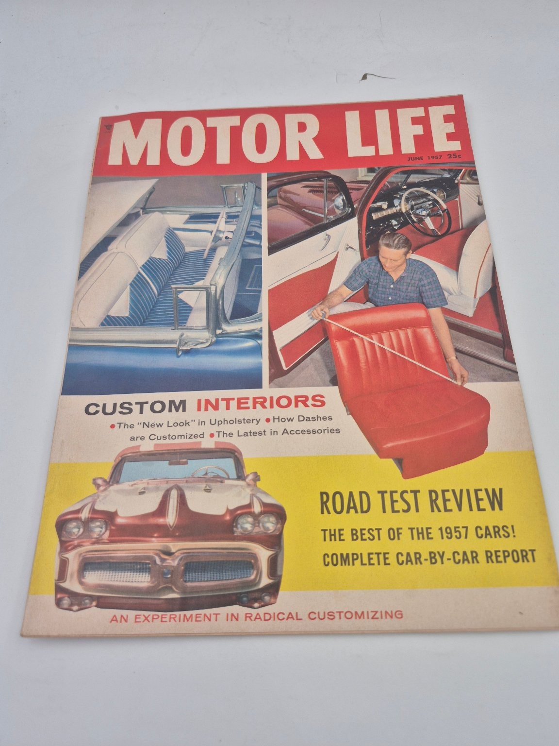Vintage Motor Life Magazine June 1957 Custom Interiors Road Test Review