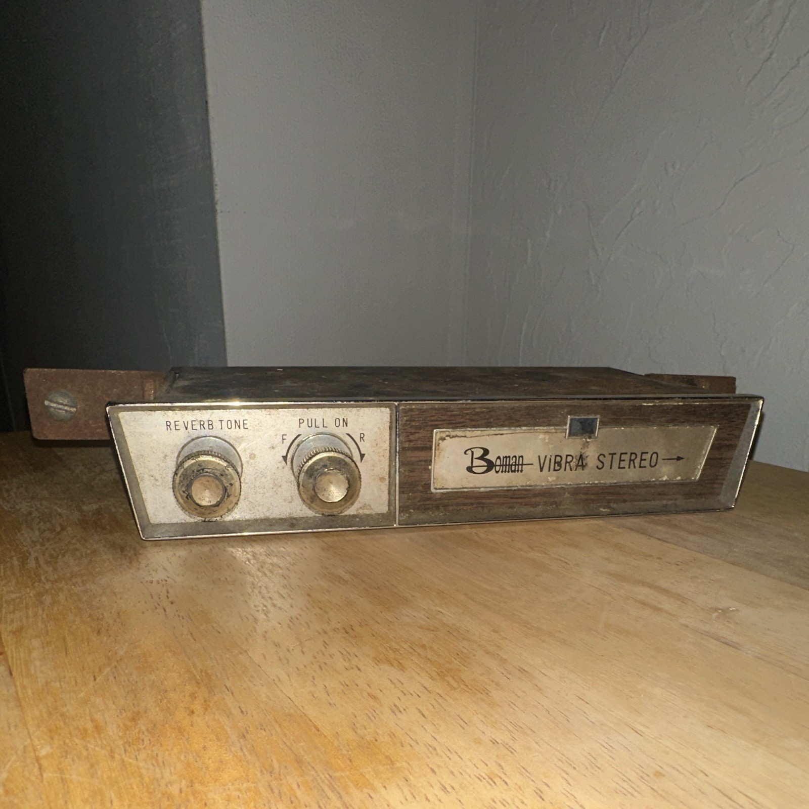 Vintage 1960’s Boman Vibra Stereo Outboard Car Reverb Unit Untested Antique