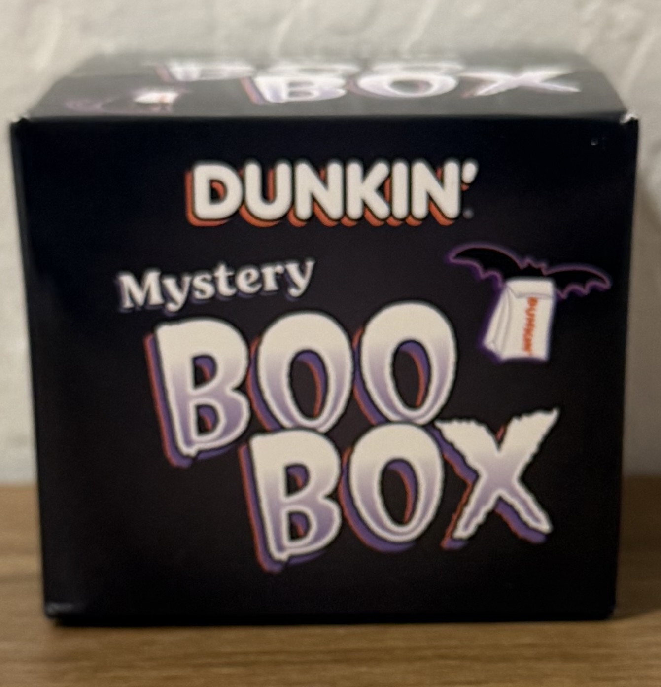 BRAND NEW SEALED 2026 DUNKIN' DONUTS MYSTERY BOO BOX