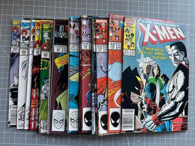 Marvel X-Men #210,218-220,223-227,237,238,240,241,256,257,285-287,289,290 Marvel X-Men #210,218-220,223-227,237,238,240,241,256,257,285-287,289,290