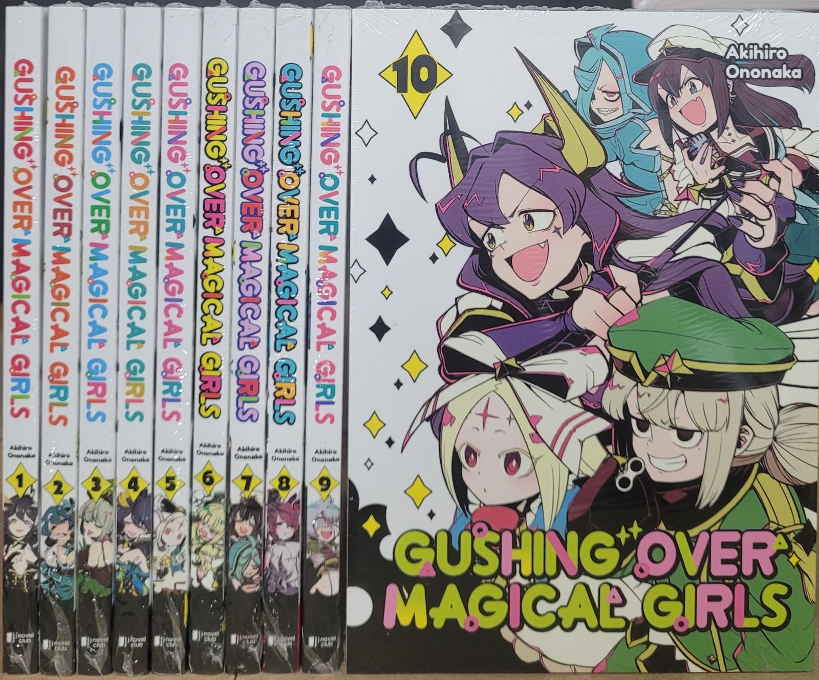 Gushing over Magical Girls: Manga Volumes 1 - 11 J-novel Brand New In English 