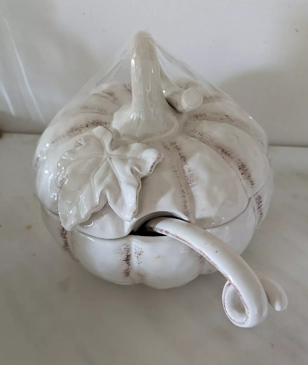 Mikasa Countryside Harvest Pumpkin-shape Soup Tureen-Srvwr 10\