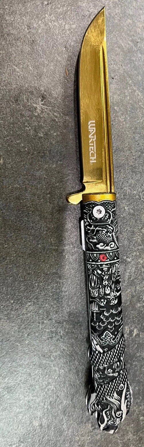 Highlander 1986 Movie Spring Assisted Open Pocket Knife9.5”