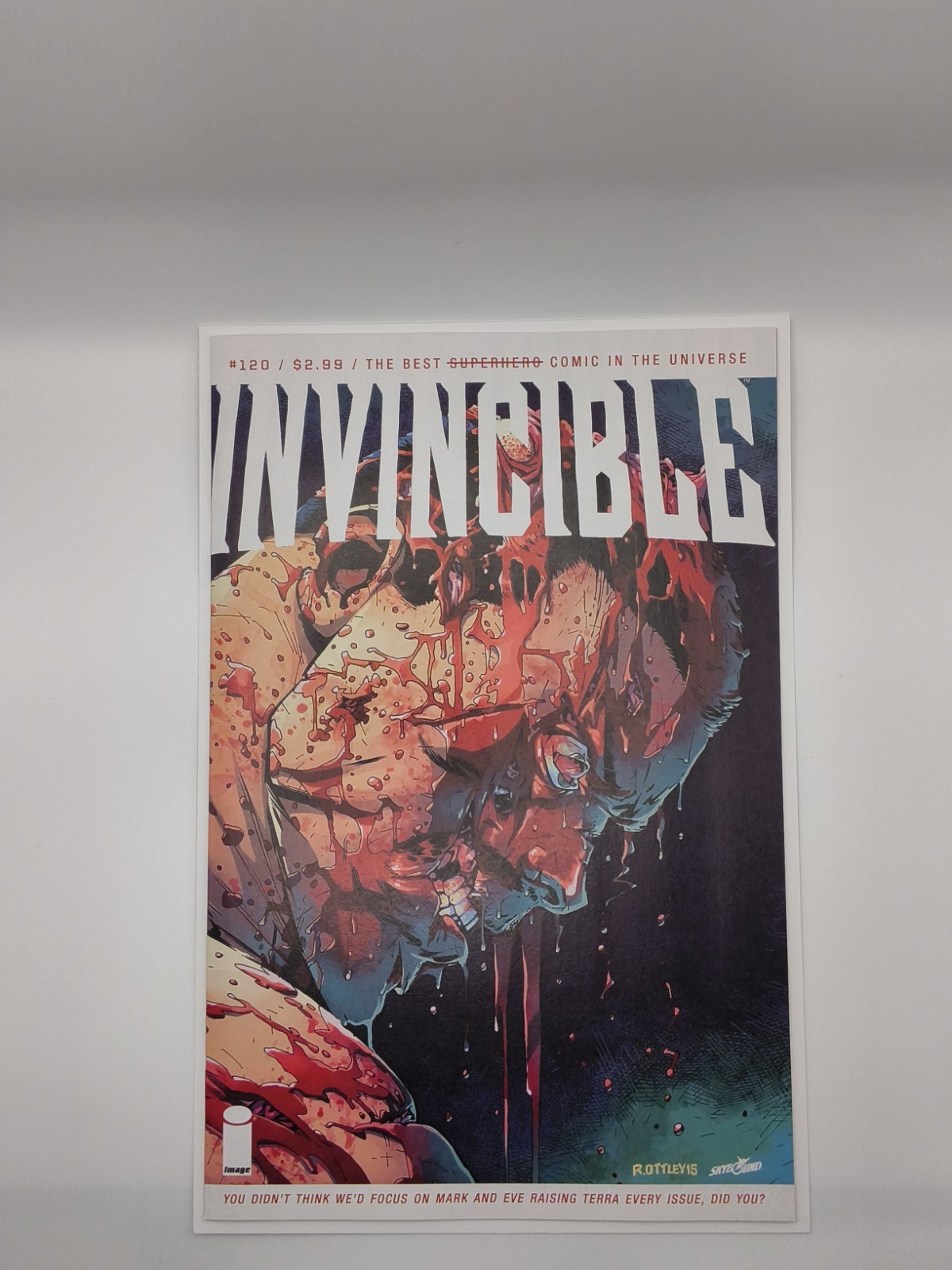 Invincible #120 (Image 2015) Ottley Cover Death of Battle Beast KEY