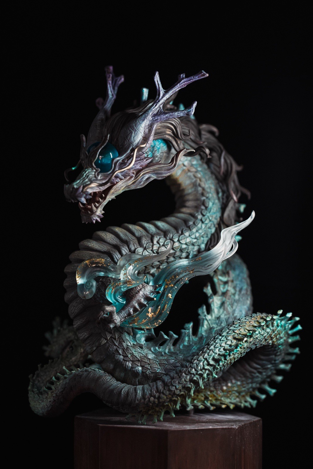 Manas Black Label Seal of the Four Gods Azure Dragon Artist Ed Takayuki Takeya
