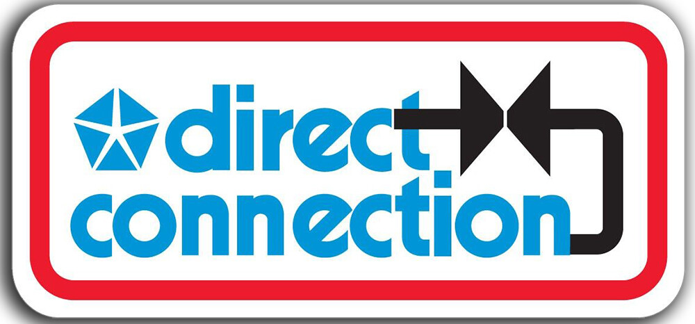 DIRECT CONNECTION - Repro Vintage Racing Decal Sticker MOPAR DODGE HEMI