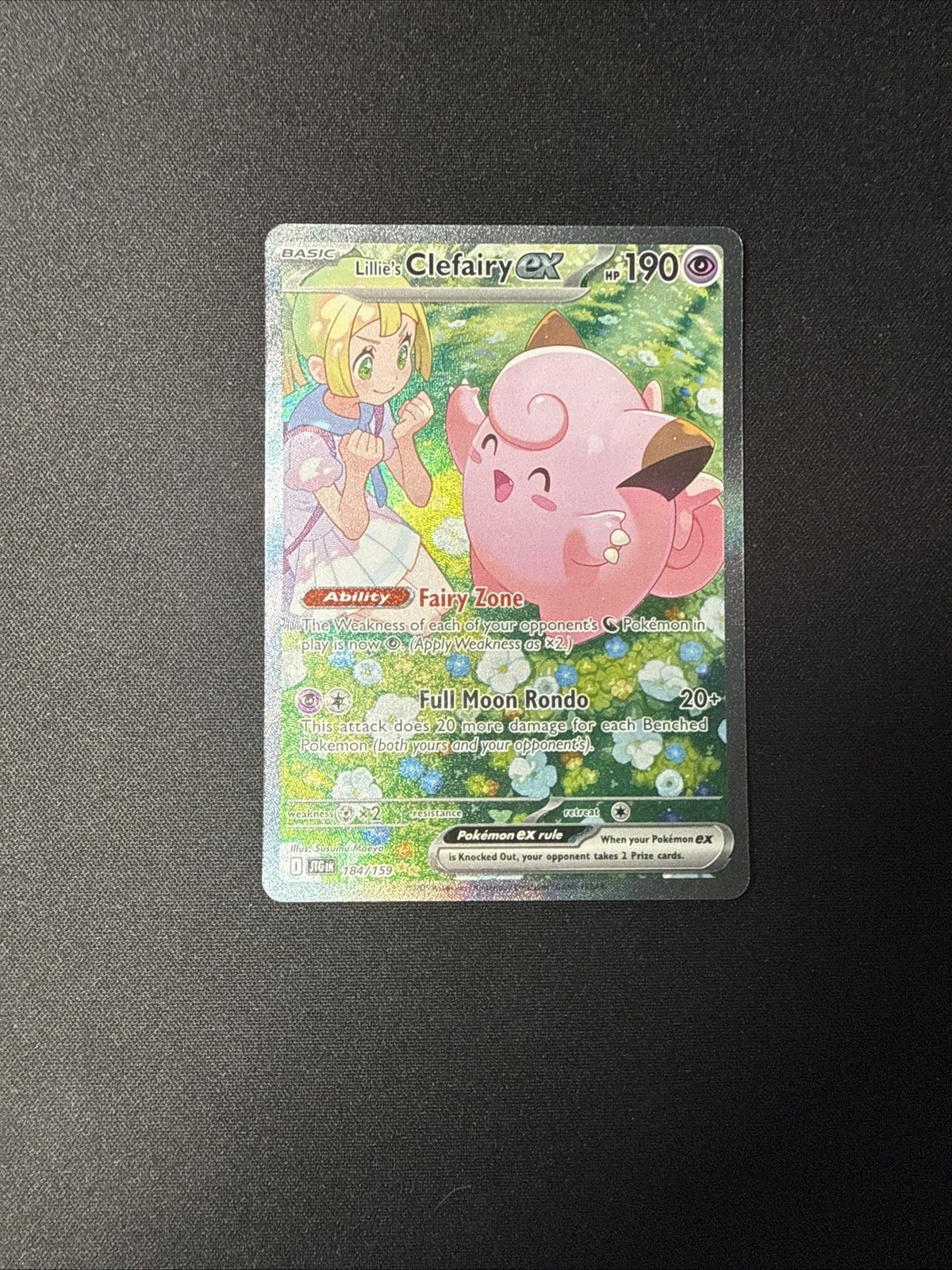 Lillie's Clefairy ex 184/159 Sv09: Journey Together Holo Lillie's Clefairy ex 184/159 Sv09: Journey Together Holo