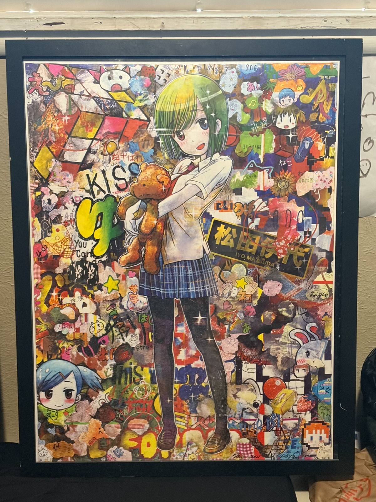 Mr. Harajuku Kiss 2021 Signed #120/300 Kaikai Kiki Limited Edition Anime Art