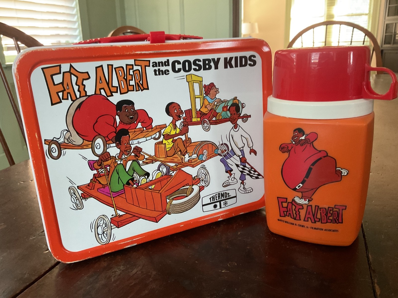 VINTAGE FAT ALBERT LUNCHBOX AND THERMOS