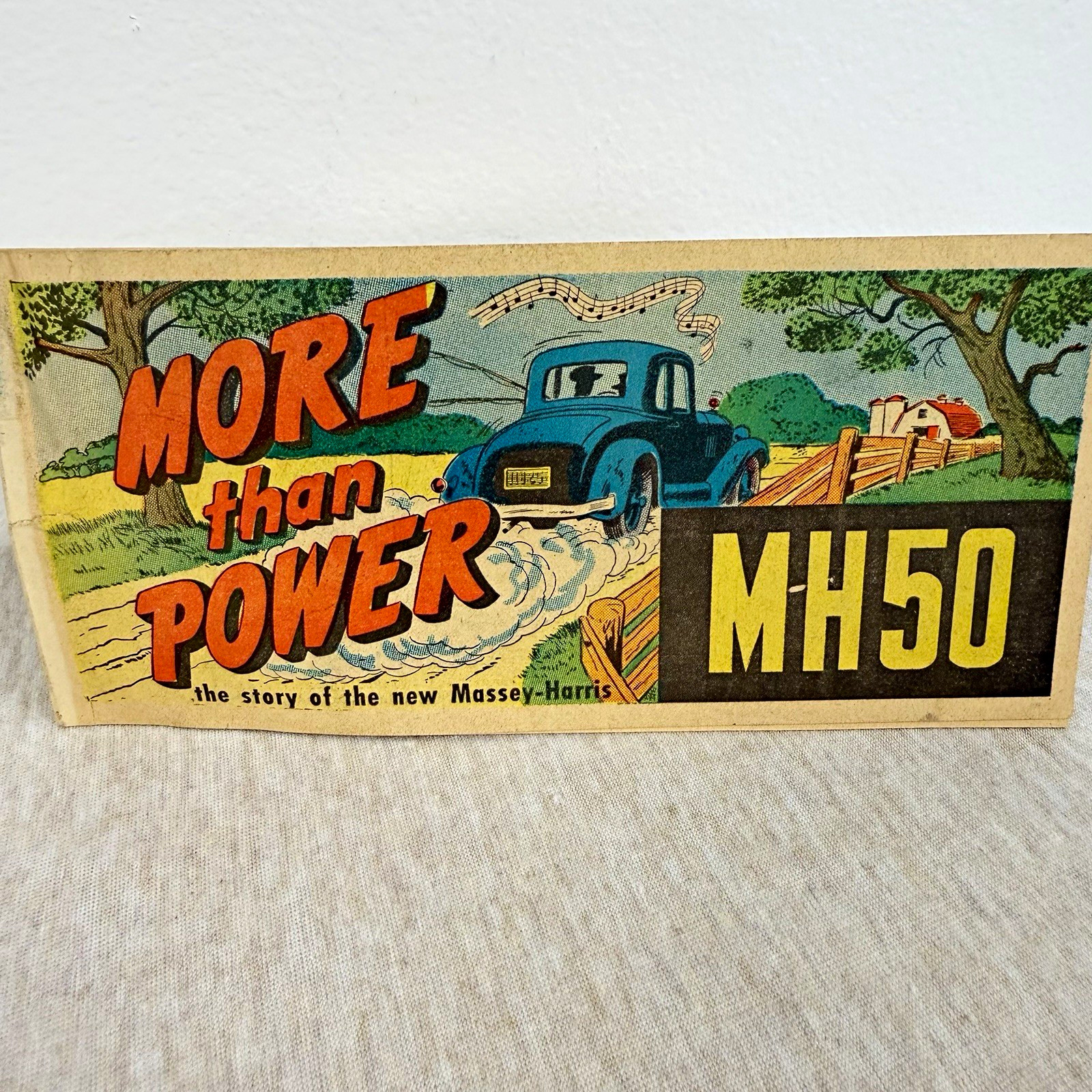 1955 Massey-Harris MH-50 More Than Power Tractor Promotional Comic 1955 Massey-Harris MH-50 More Than Power Tractor Promotional Comic