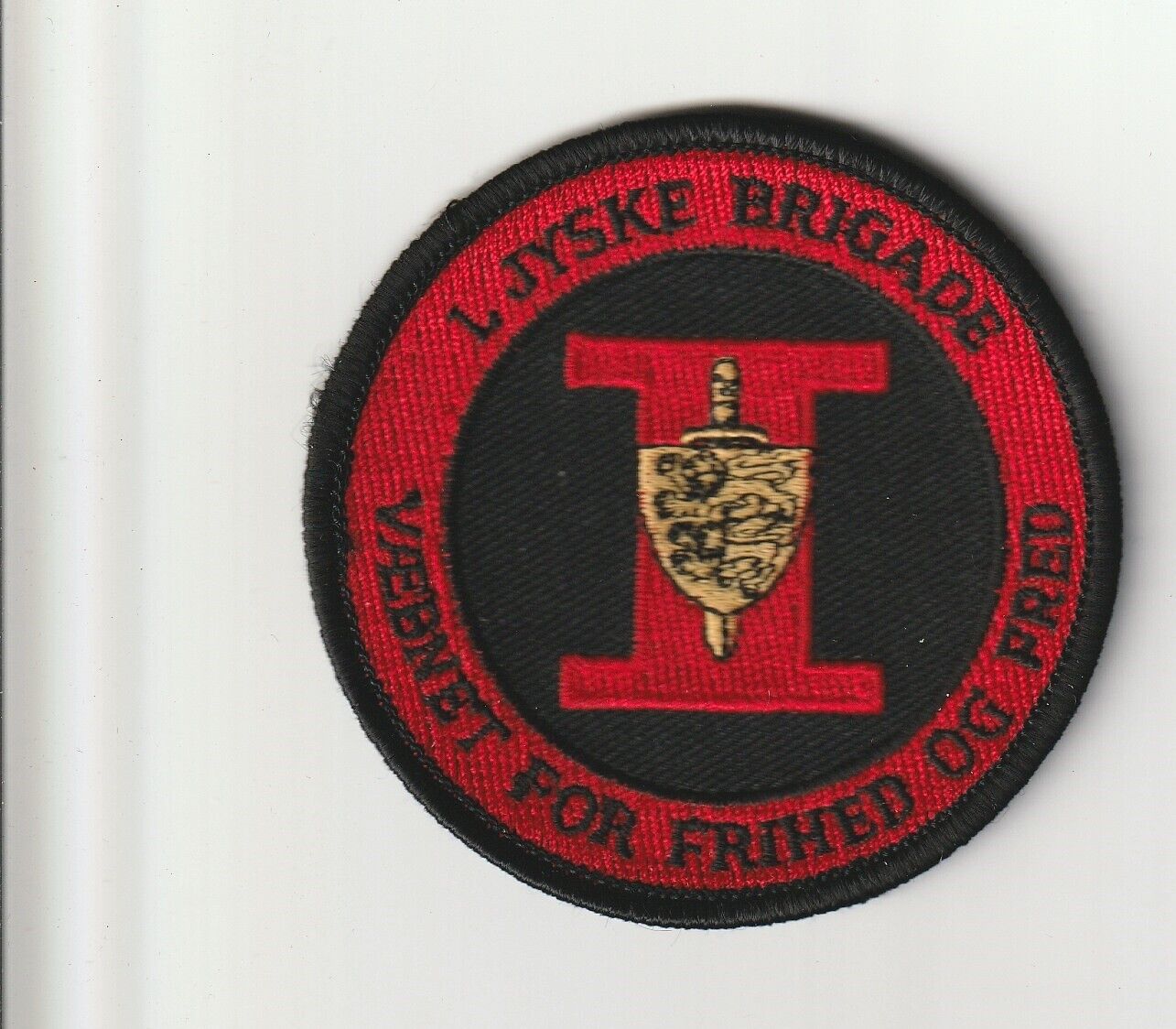 Denmark army 1 Jyske Brigade patch