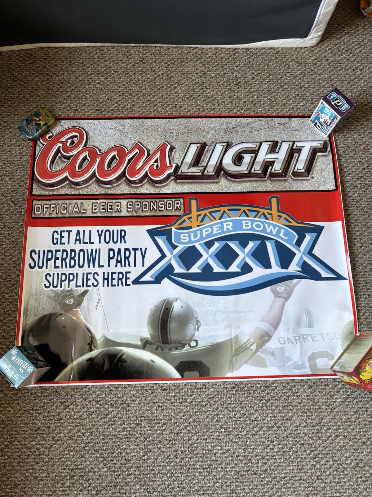 Vintage 2005 Coors Light Super Bowl Poster- Huge