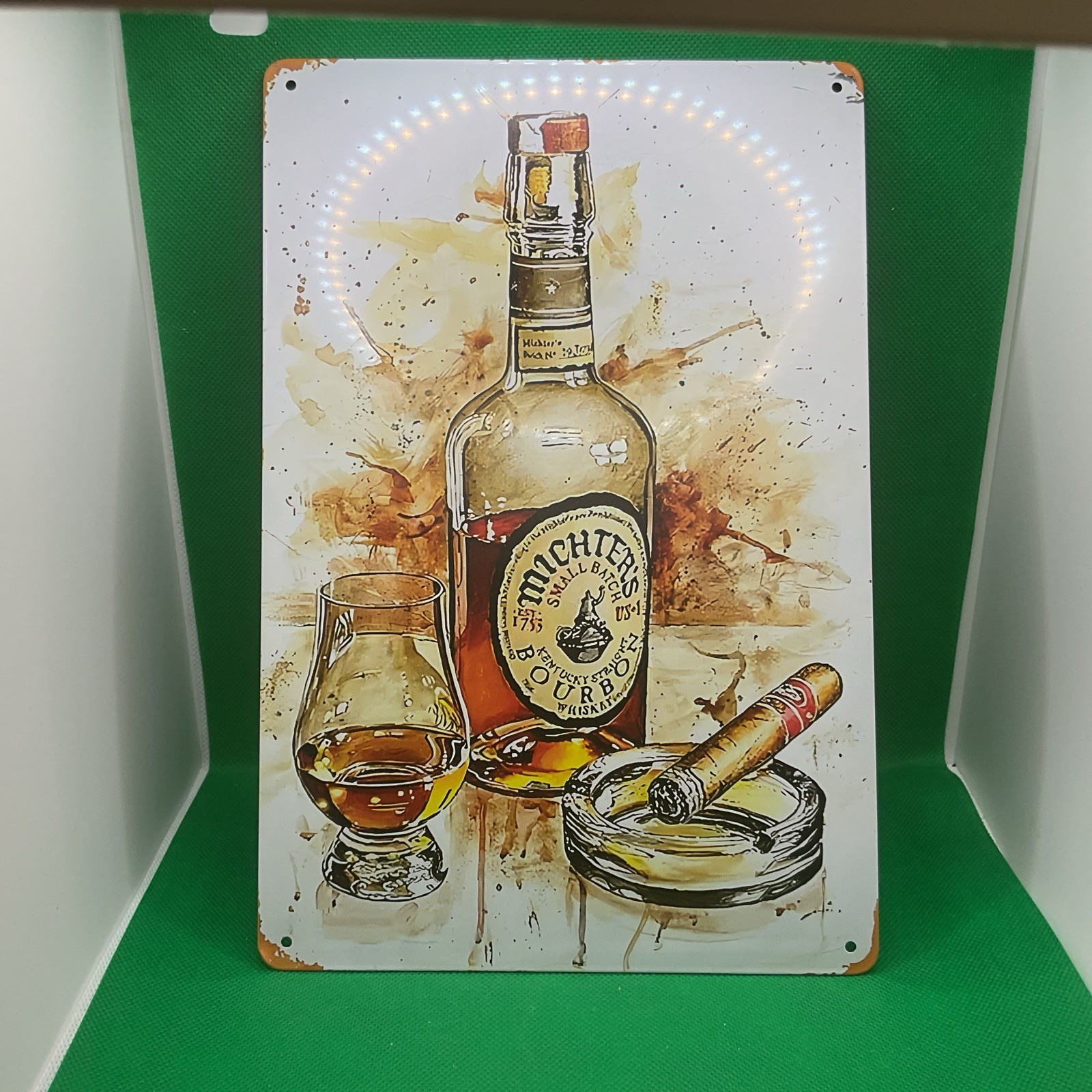 Michter\'s Small Batch Bourbon - Metal Sign for Bar/Man Cave/Garage/Game Room