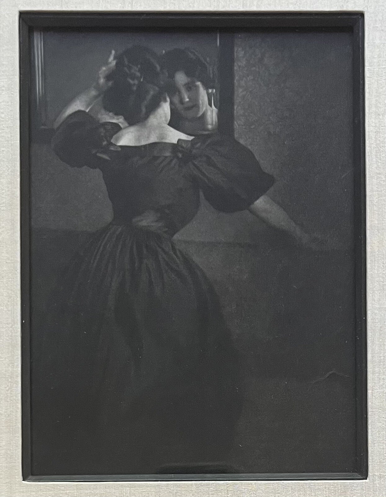 HEINRICH KUHN Original Vintage Photogravure Girl with Mirror Camera Work 13 1906