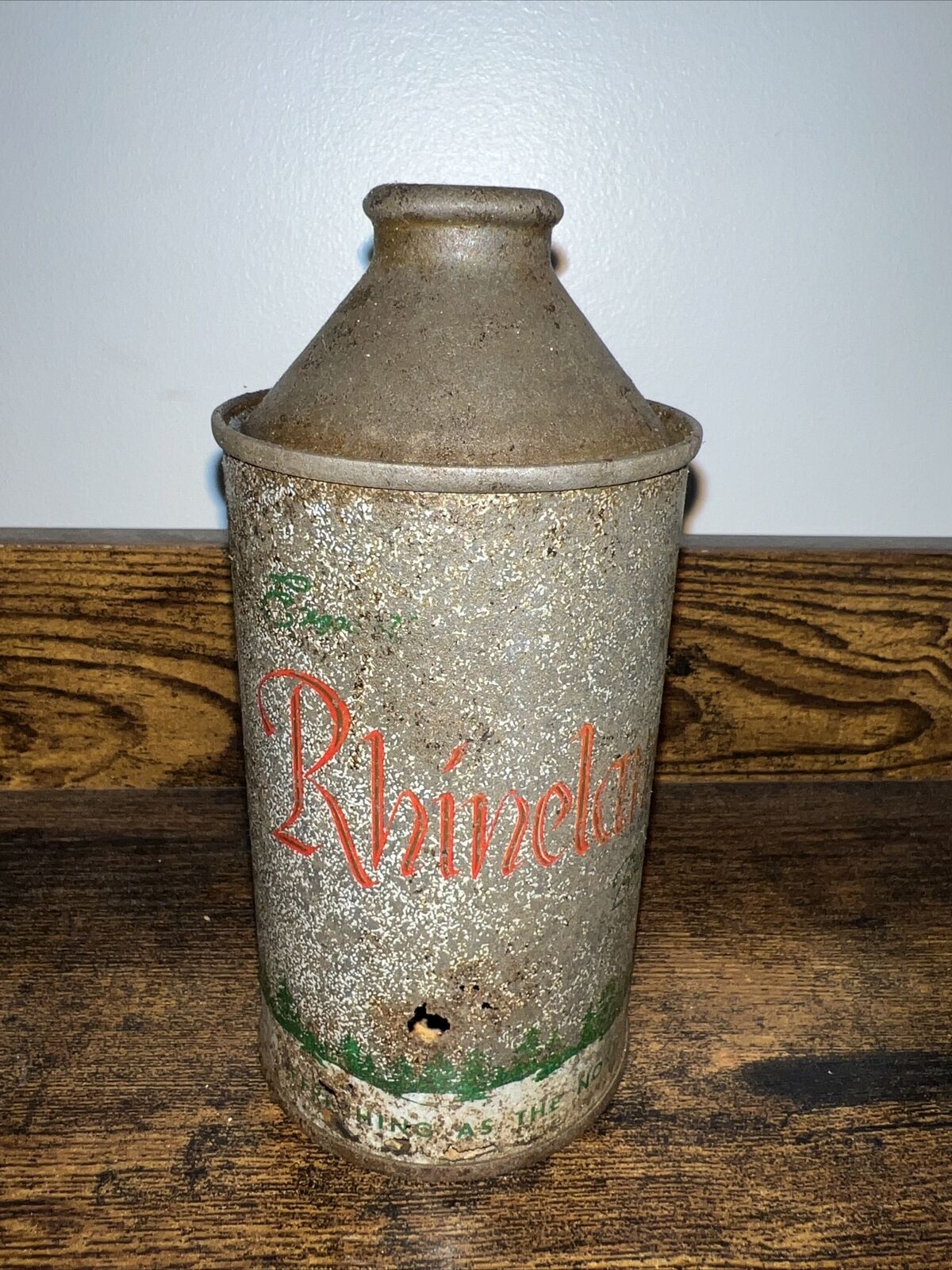 Vintage Rhinelander Export beer cone top can