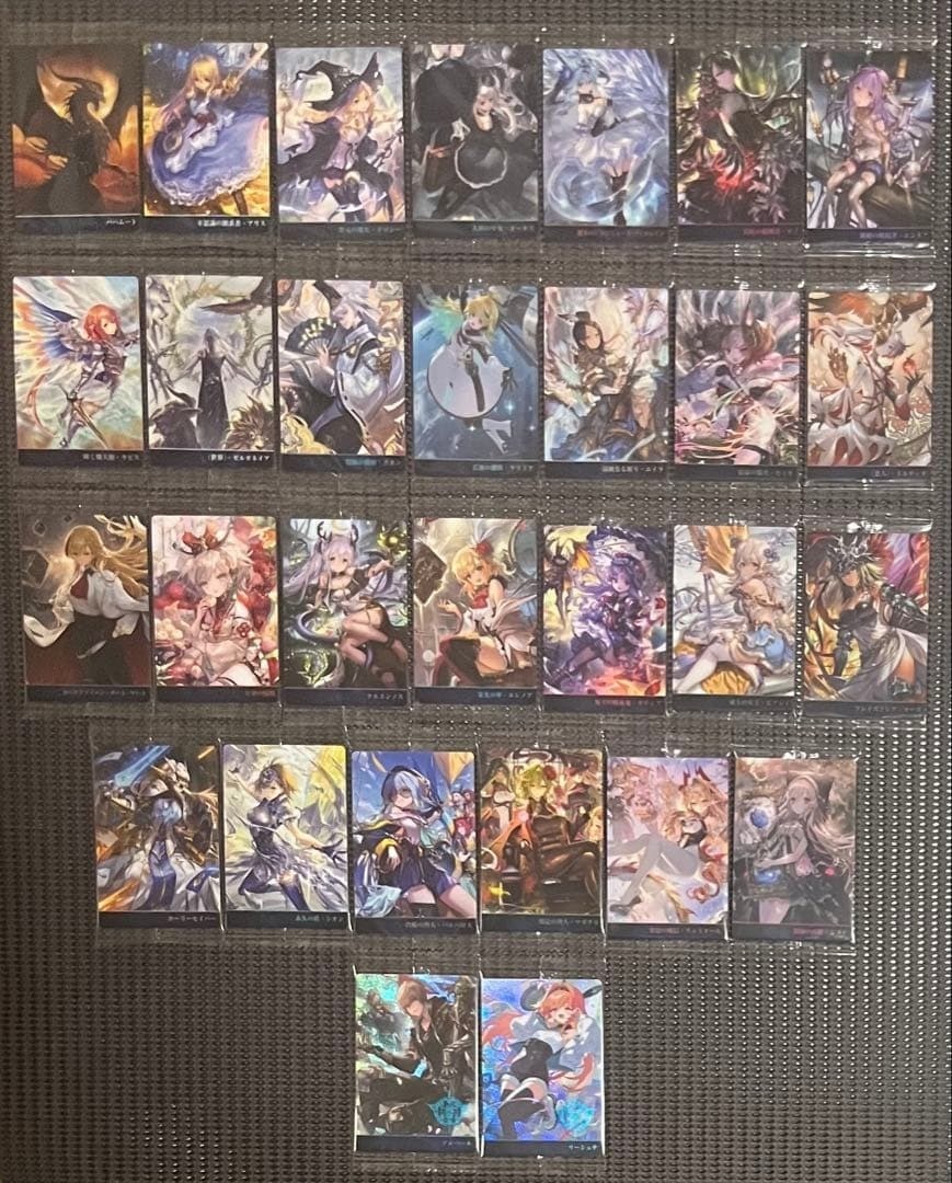 Shadowverse Wafer Card Complete Set 10th wafers