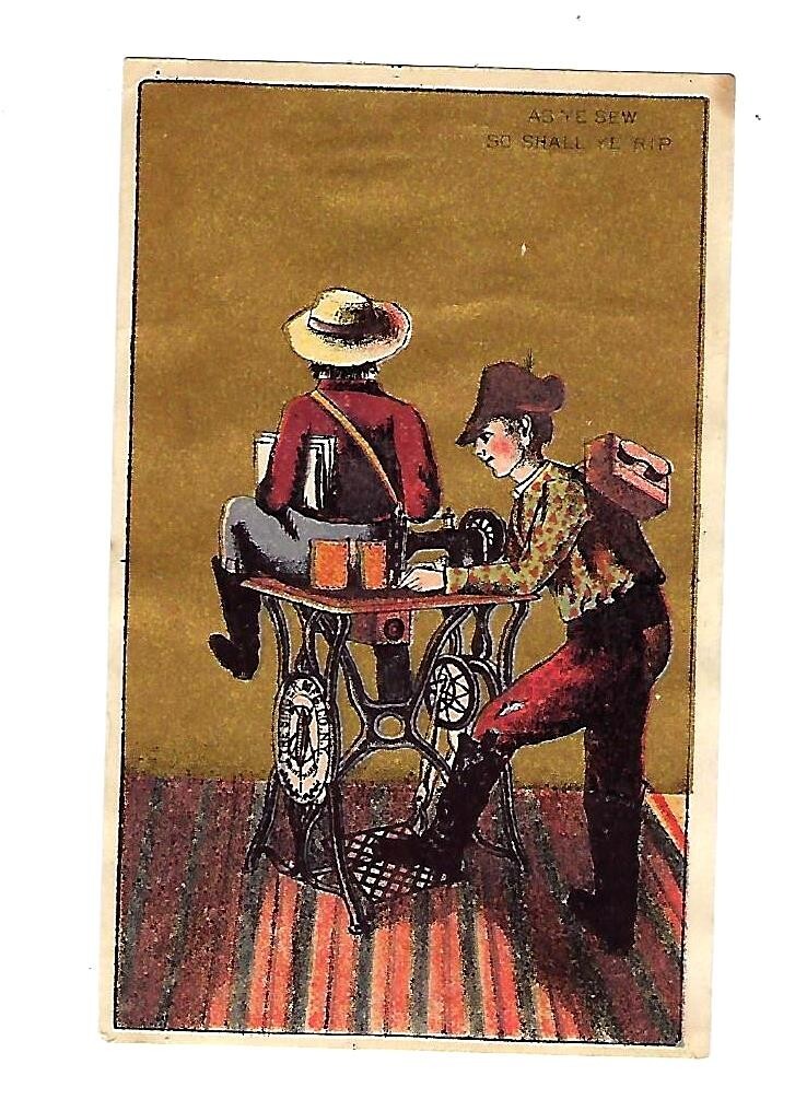 c1890 Trade Card Singer Manufacturing Co. Principal Office