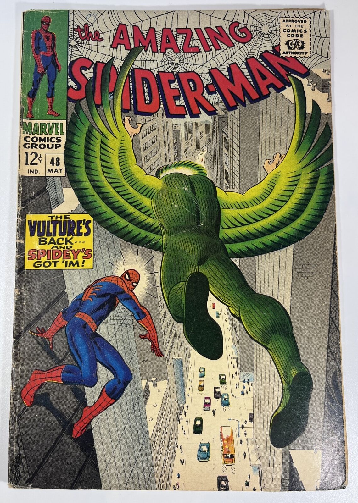 Amazing Spider-Man #48 (1967) 1st app. Vulture (Blackie Drago) in 4.0 Very Good