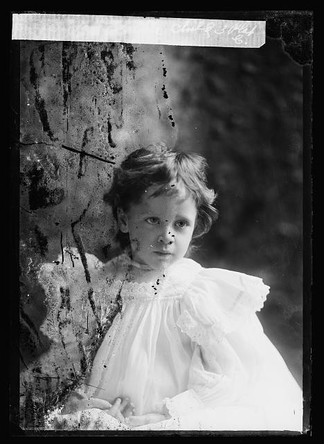Photo:Barrett Child Portrait Antique Studio Photograph