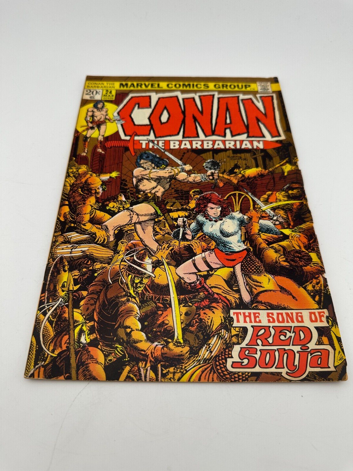 Conan the Barbarian #24 1973 Marvel 1st Full Red Sonja Barry Smith Key