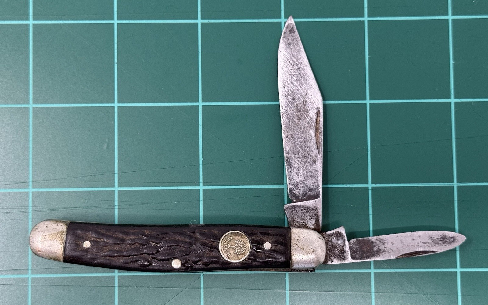 Vintage Boker Tree Brand 2 Blade Jack Knife Solingen Germany