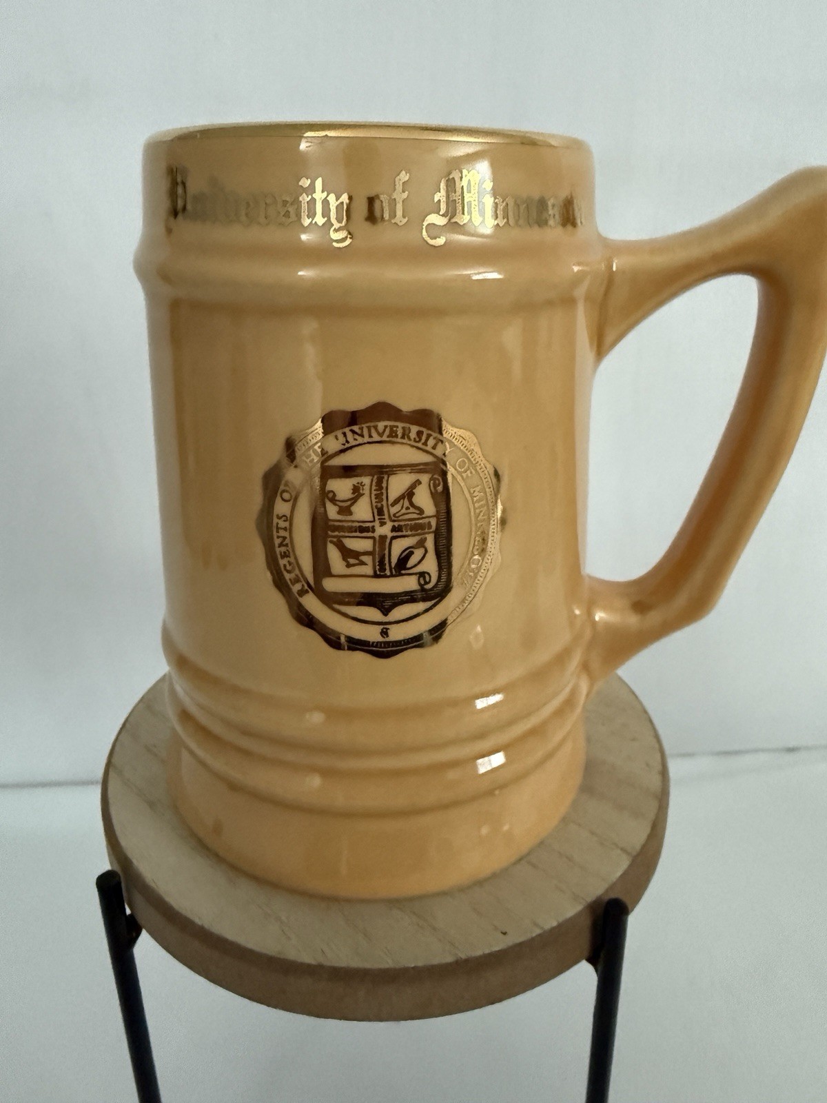 Vintage University of Minnesota Ceramic Stein Tankard Mug