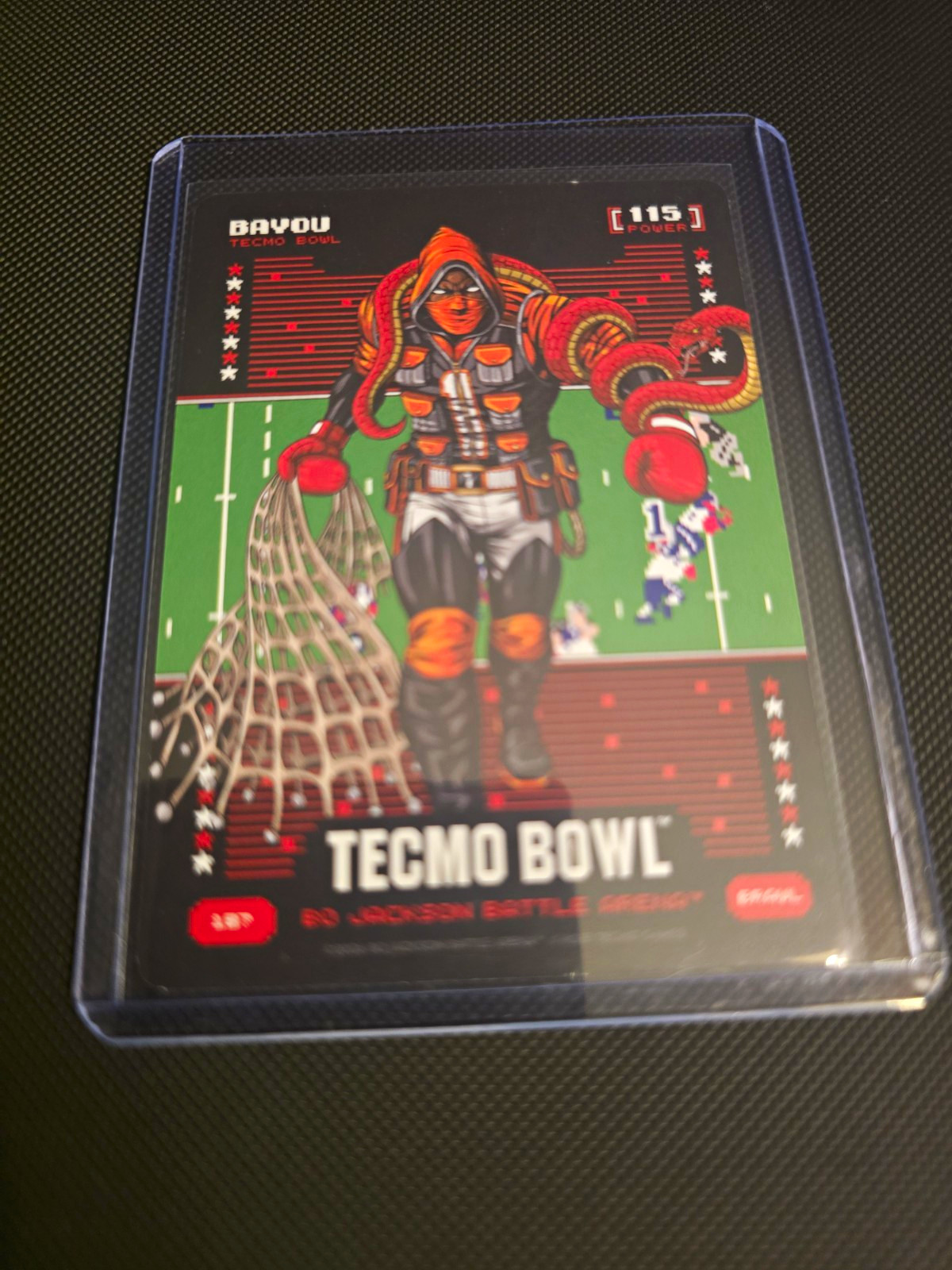 Tecmo Bowl Bo Jackson Battle Arena Bayou #187 Purple Parallel 2024 Bo Jackson