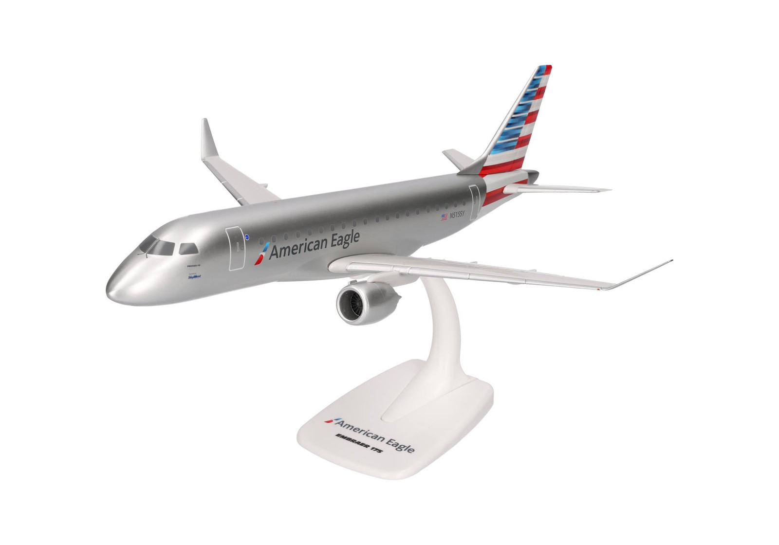 Herpa 614887 United American Eagle Skywest Embraer E-175 N515SY Desk 1/100 Model
