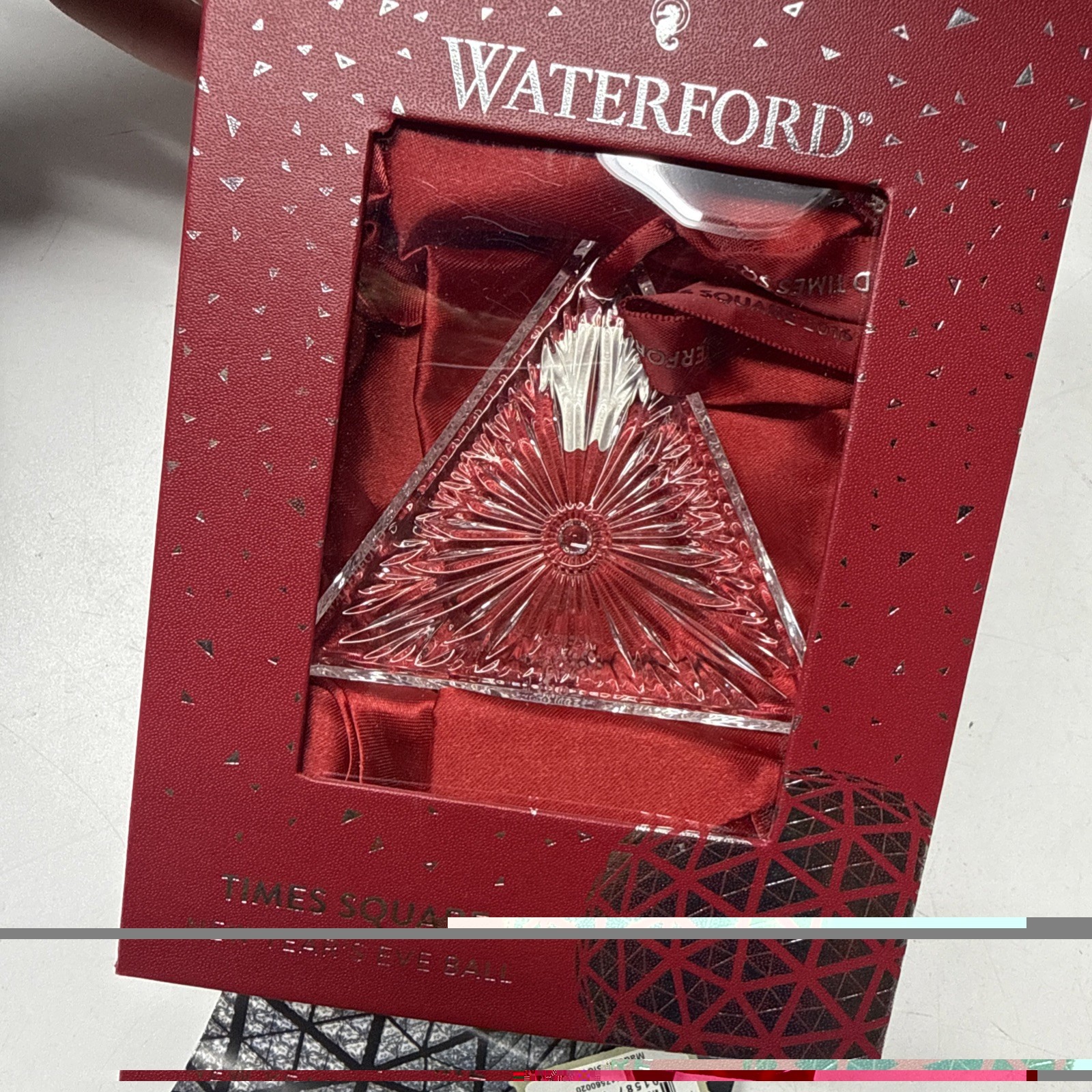 RARE 2016 WATERFORD CRYSTAL TIME SQUARE TRIANGLE 100 YEARS Wonder New Years Eve
