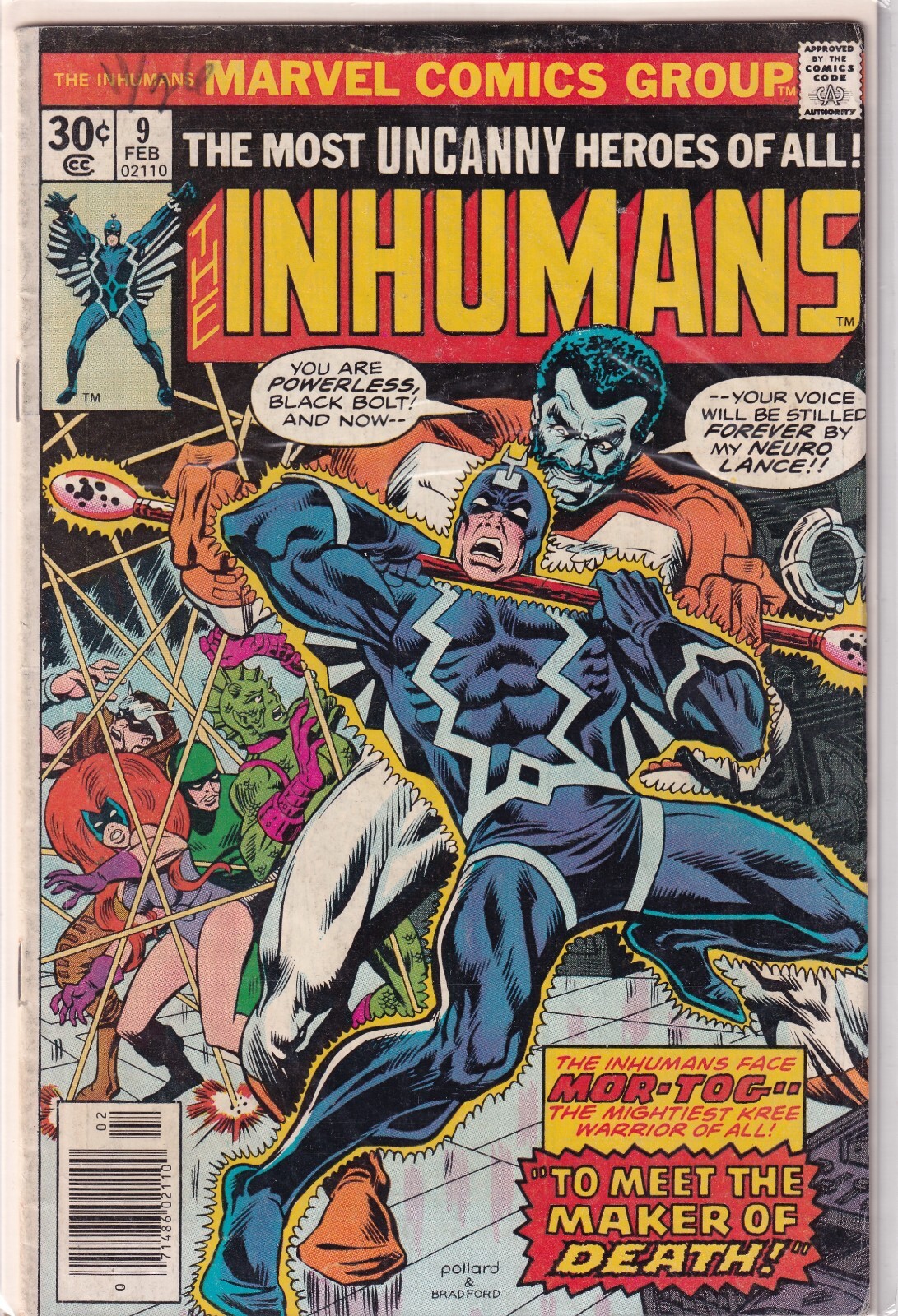 Inhumans (1977) #9 F/VF Marvel Comics