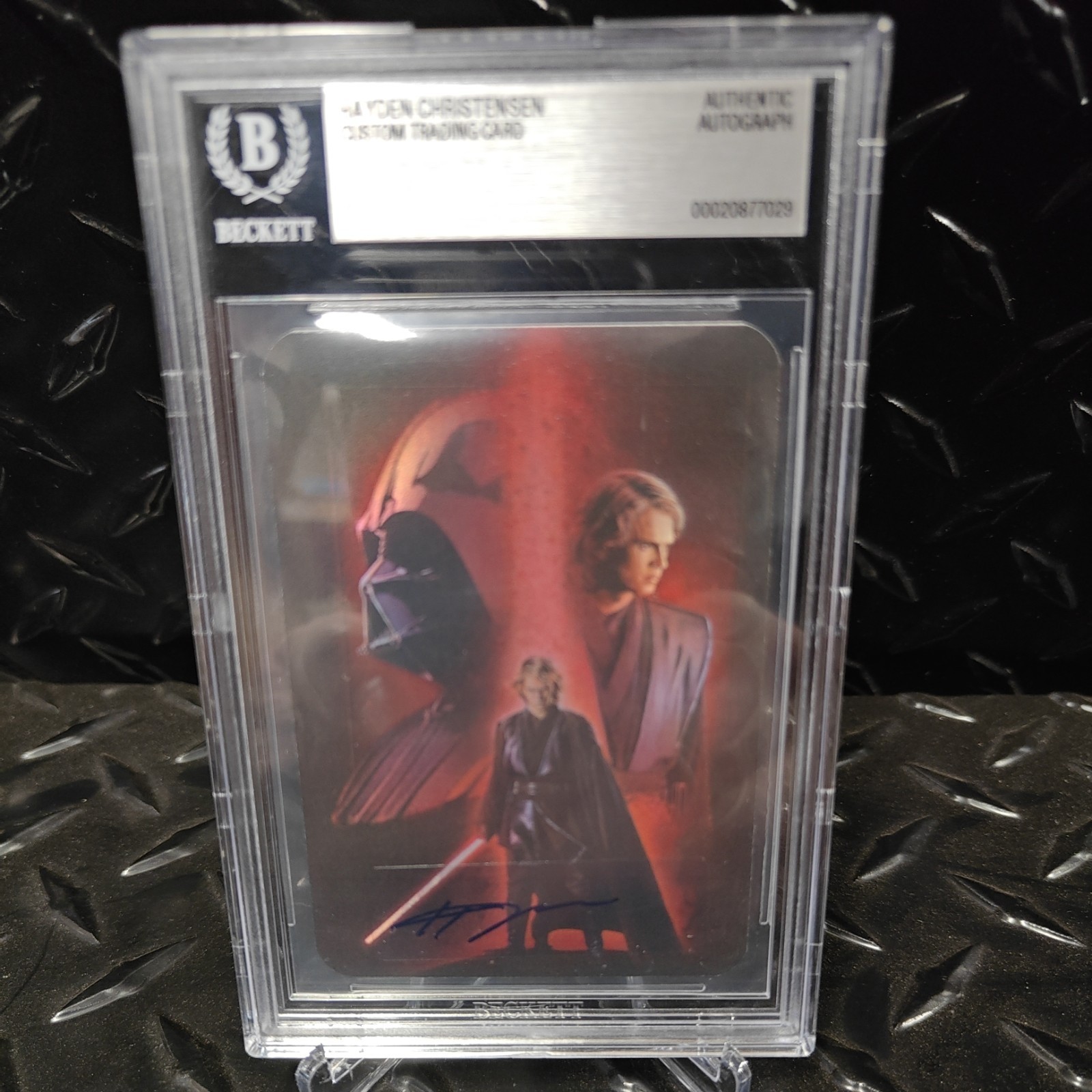 HAYDEN CHRISTENSEN SIGNED AUTOGRAPH STAR WARS CUSTOM CARD BGS AUTHENTIC AUTO SP