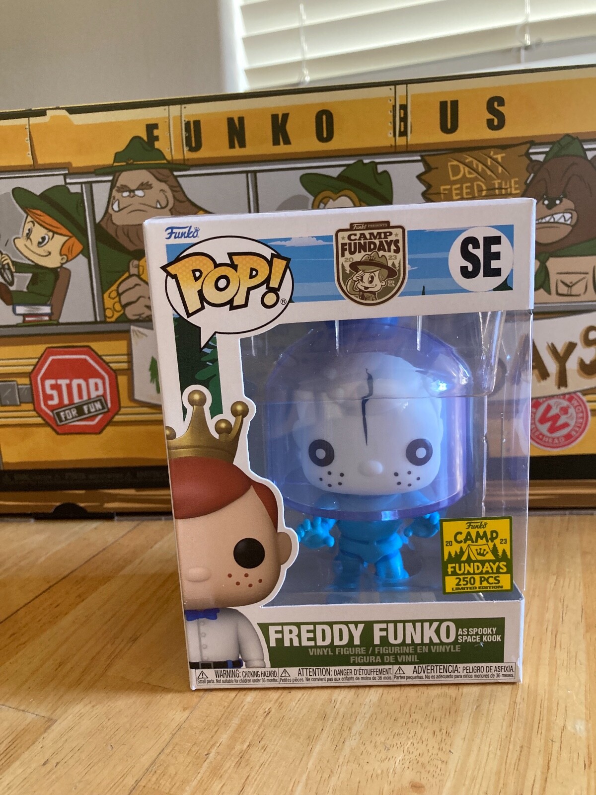 SDCC 2023 CAMP FUNDAYS FREDDY AS SPOOKY SPACE KOOK SCOOBY DOO LE 250 PCS NEW