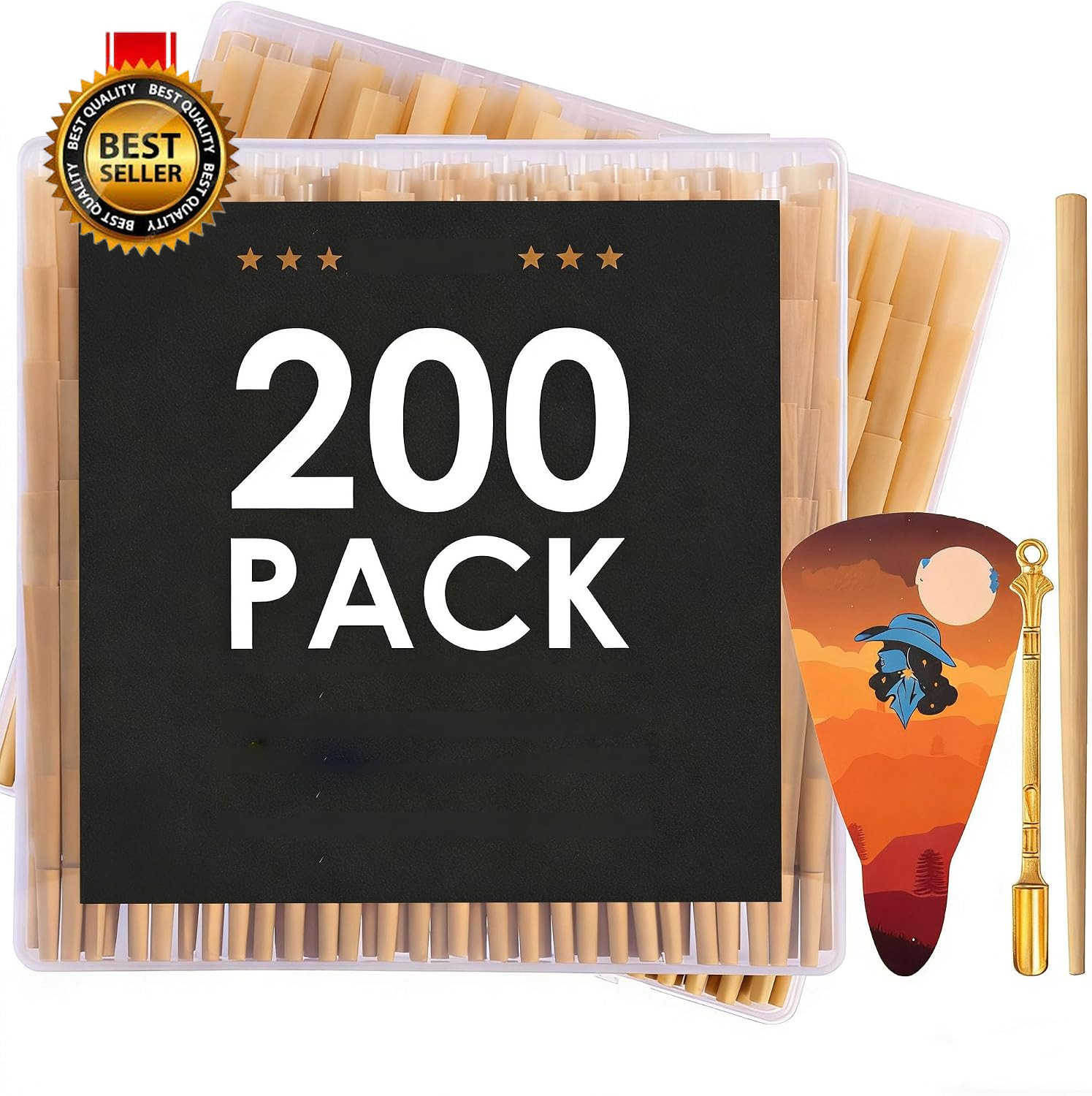 200 Cones Rolling Paper Natural Slow Burning Cones Rolling Paper 108Mm King... 200 Cones Rolling Paper Natural Slow Burning Cones Rolling Paper 108Mm King...