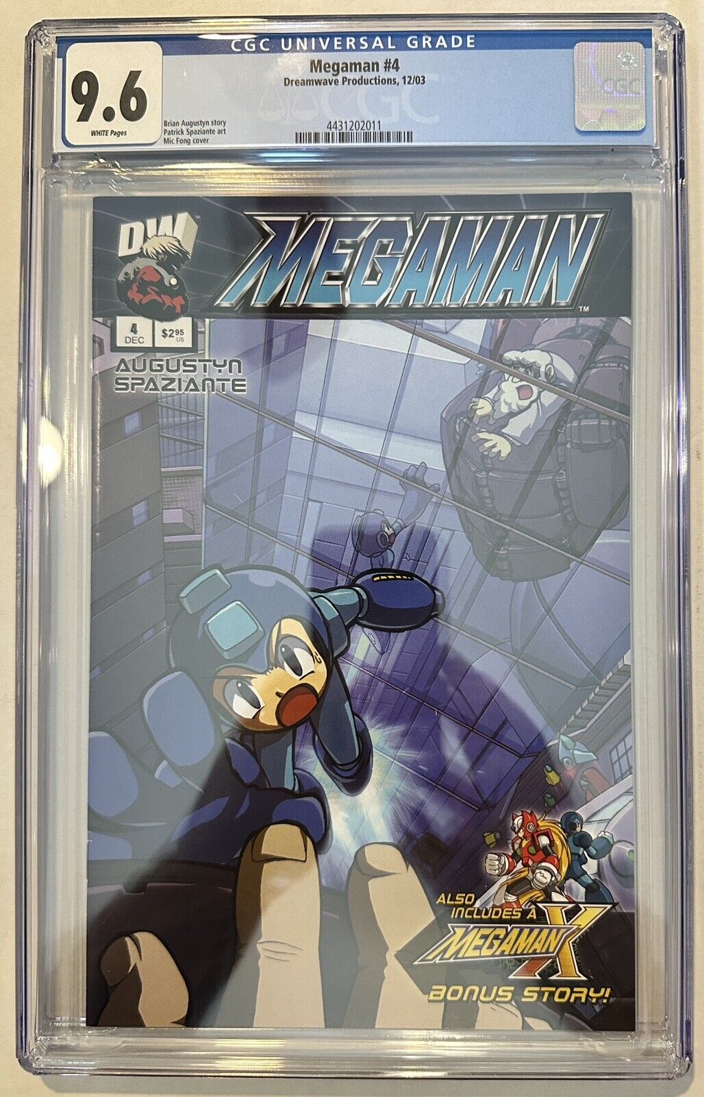 Megaman #4 Dreamwave Productions Capcom (2003) Comic Book CGC 9.6